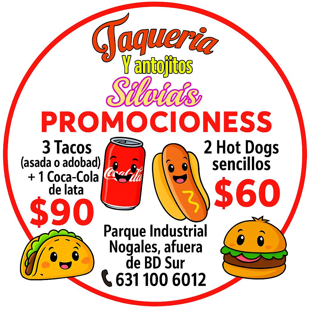 Logo oficial de Taquería y Antojitos Silvia’s